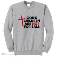 Gods Children Are Not For Sale Trafficking Awareness Sweatshirt thumb 0