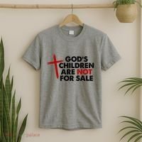 Gods Children Are Not For Sale Trafficking Awareness T-Shirt thumb 2