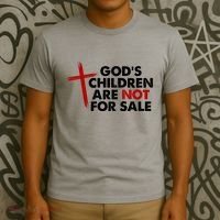 Gods Children Are Not For Sale Trafficking Awareness T-Shirt thumb 3