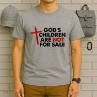 Gods Children Are Not For Sale Trafficking Awareness T-Shirt thumb 6