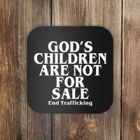 Gods Children Are Not For Sale End Trafficking Coaster thumb 0