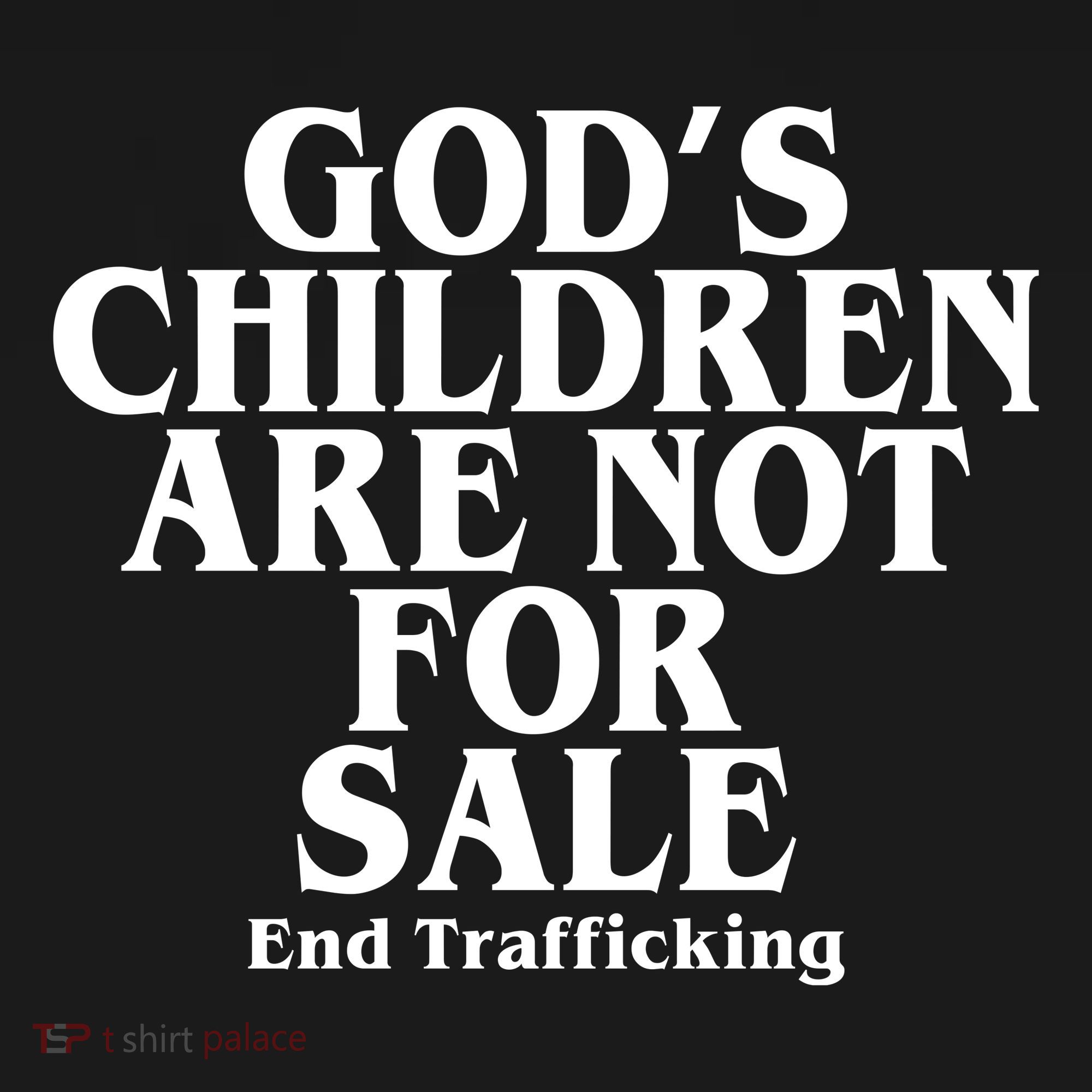 Gods Children Are Not For Sale End Trafficking Mousepad