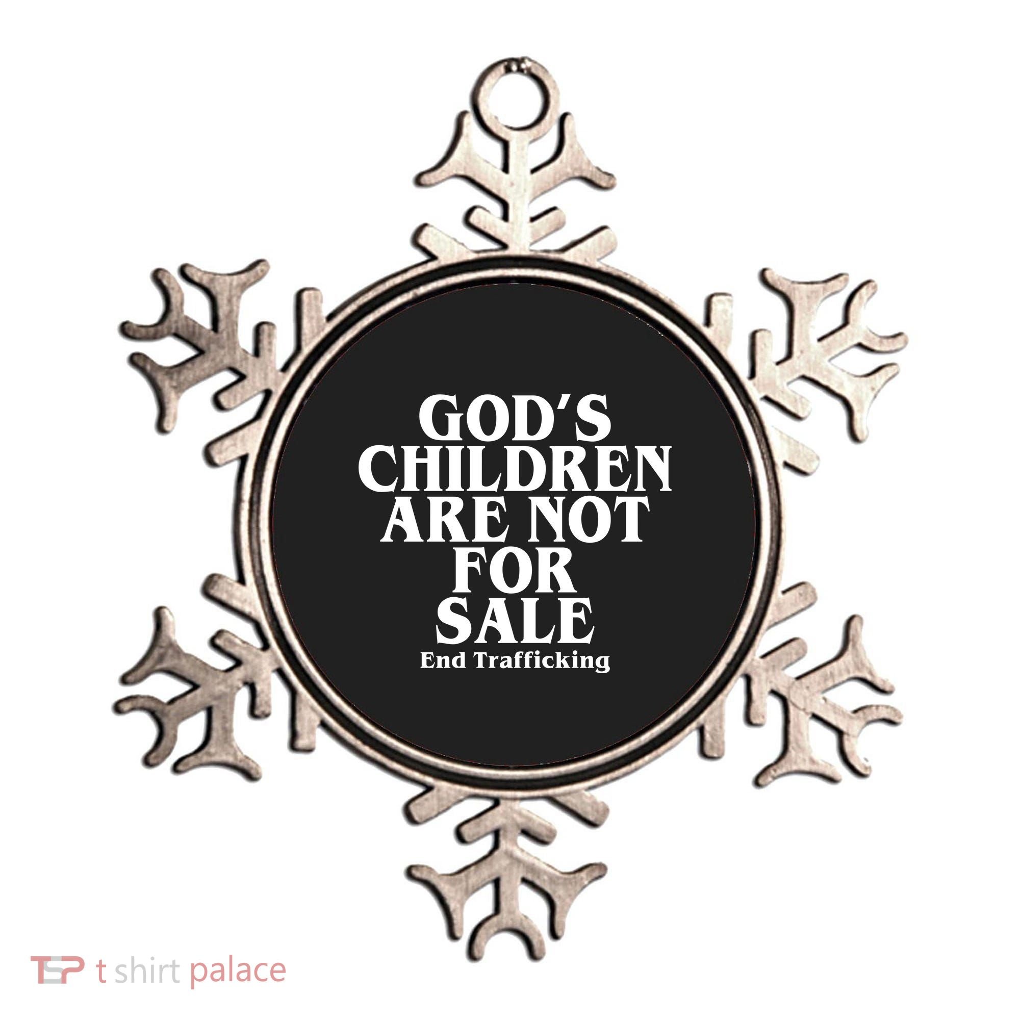 Gods Children Are Not For Sale End Trafficking Ornament