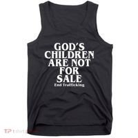 Gods Children Are Not For Sale End Trafficking Tank Top thumb 0