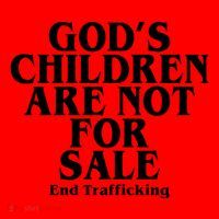 Gods Children Are Not For Sale End Trafficking Santa Hat thumb 1