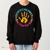 Gods Children Are Not For Sale Hand Prints Women's Sweatshirt thumb 0