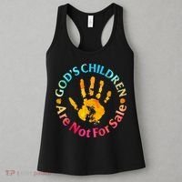 Gods Children Are Not For Sale Hand Prints Women's Tank Top thumb 3