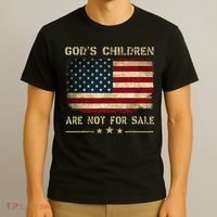 God's Children Are Not For Sale Embracing Sound of Freedom T-Shirt thumb 3