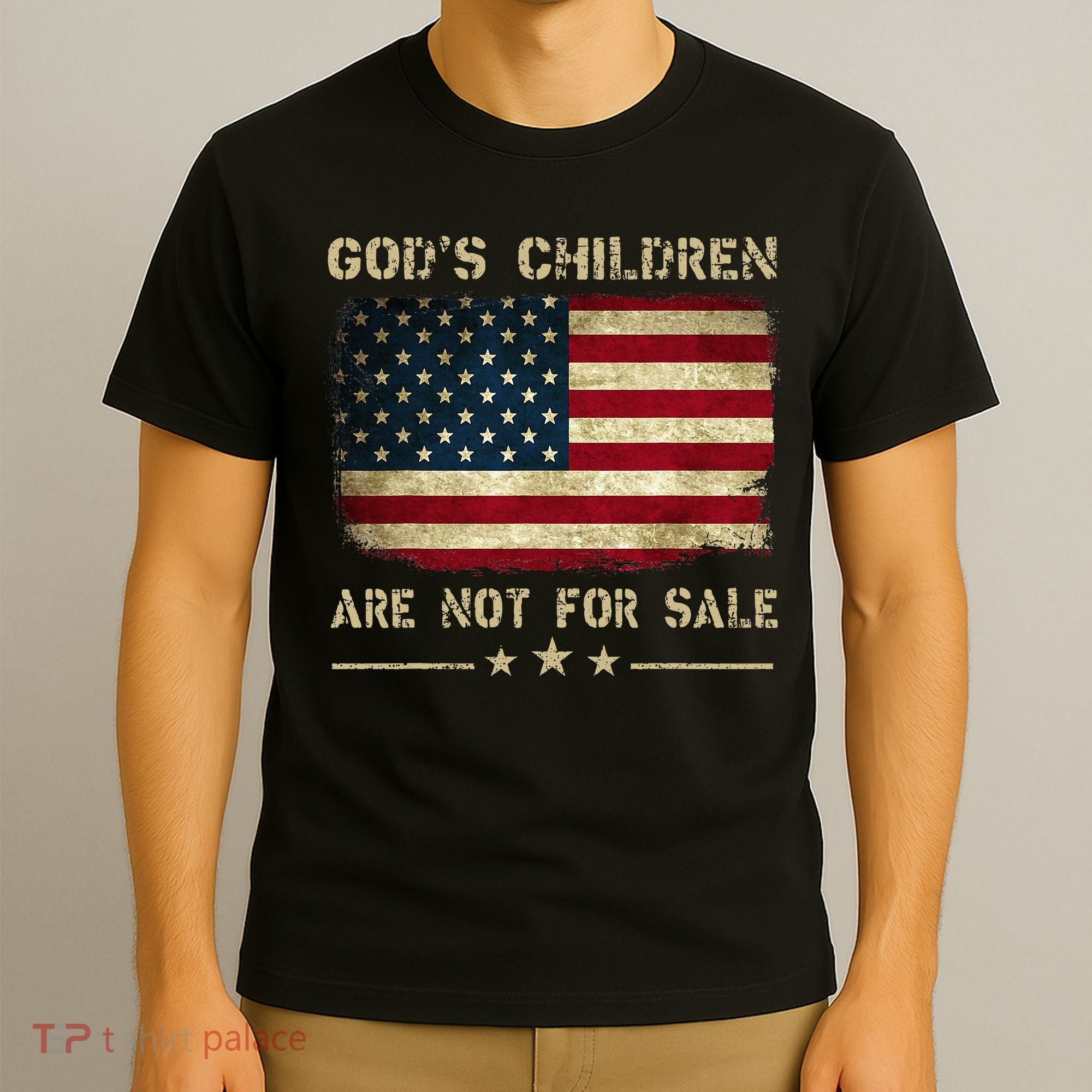 God's Children Are Not For Sale Embracing Sound of Freedom T-Shirt