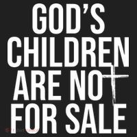 Gods Children Are Not For Sale Cross Beanie thumb 2