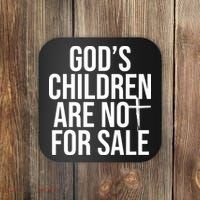 Gods Children Are Not For Sale Cross Coaster thumb 0