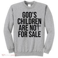 Gods Children Are Not For Sale Cross Sweatshirt thumb 0