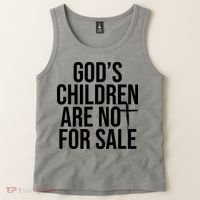 Gods Children Are Not For Sale Cross Tank Top thumb 2