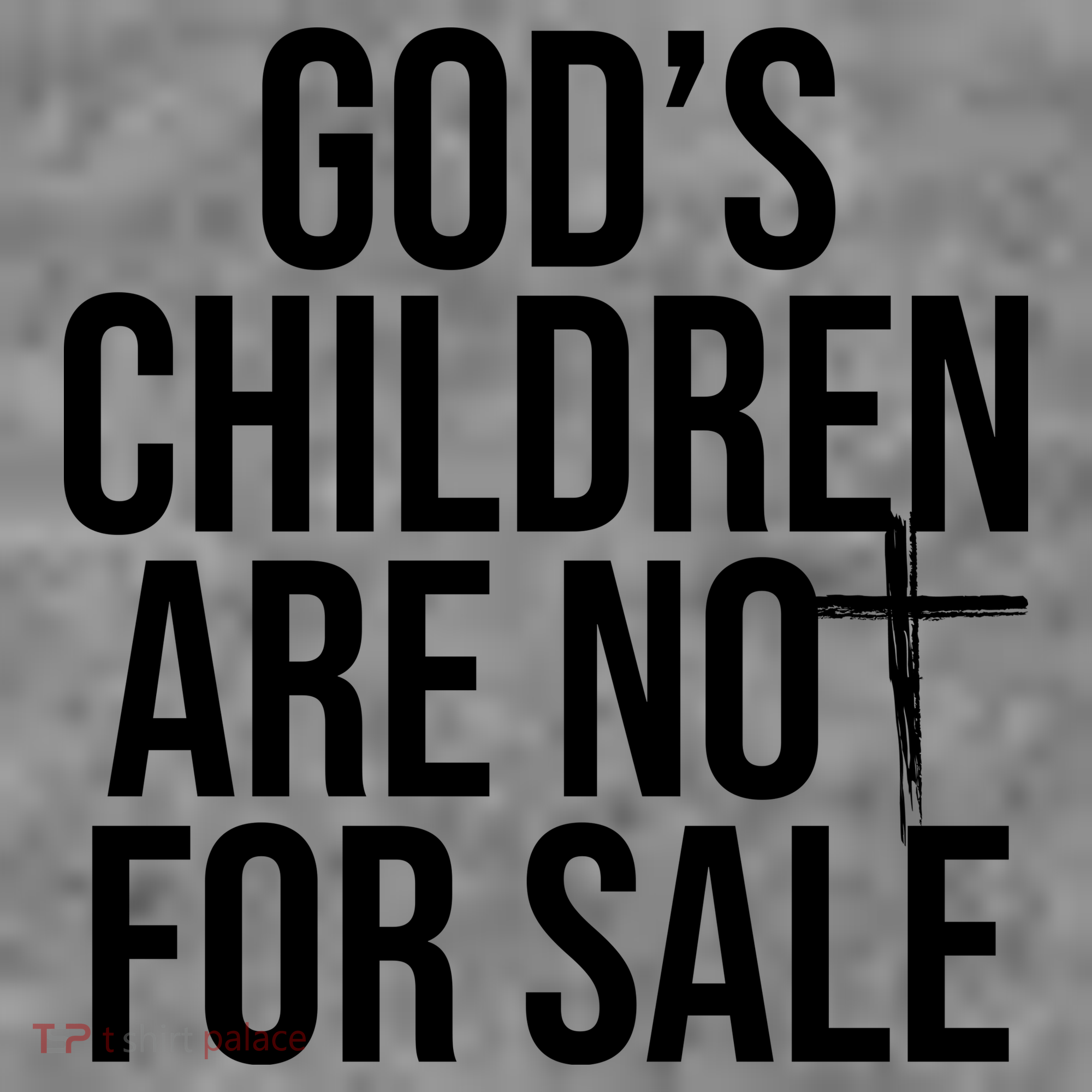 Gods Children Are Not For Sale Cross Toddler Long Sleeve Shirt
