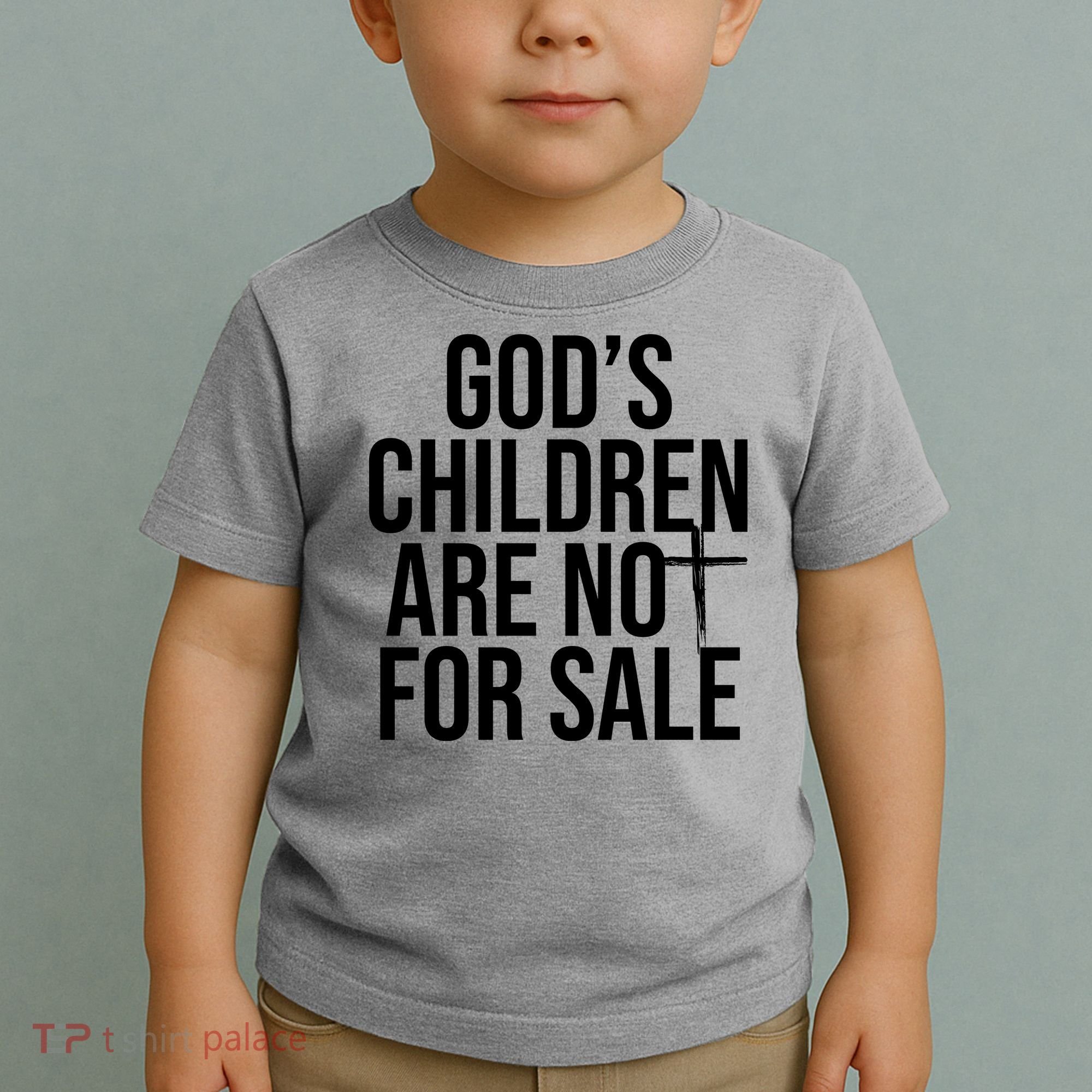 Gods Children Are Not For Sale Cross Toddler T-Shirt