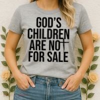 Gods Children Are Not For Sale Cross Women's T-Shirt thumb 2