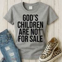 Gods Children Are Not For Sale Cross Women's T-Shirt thumb 3
