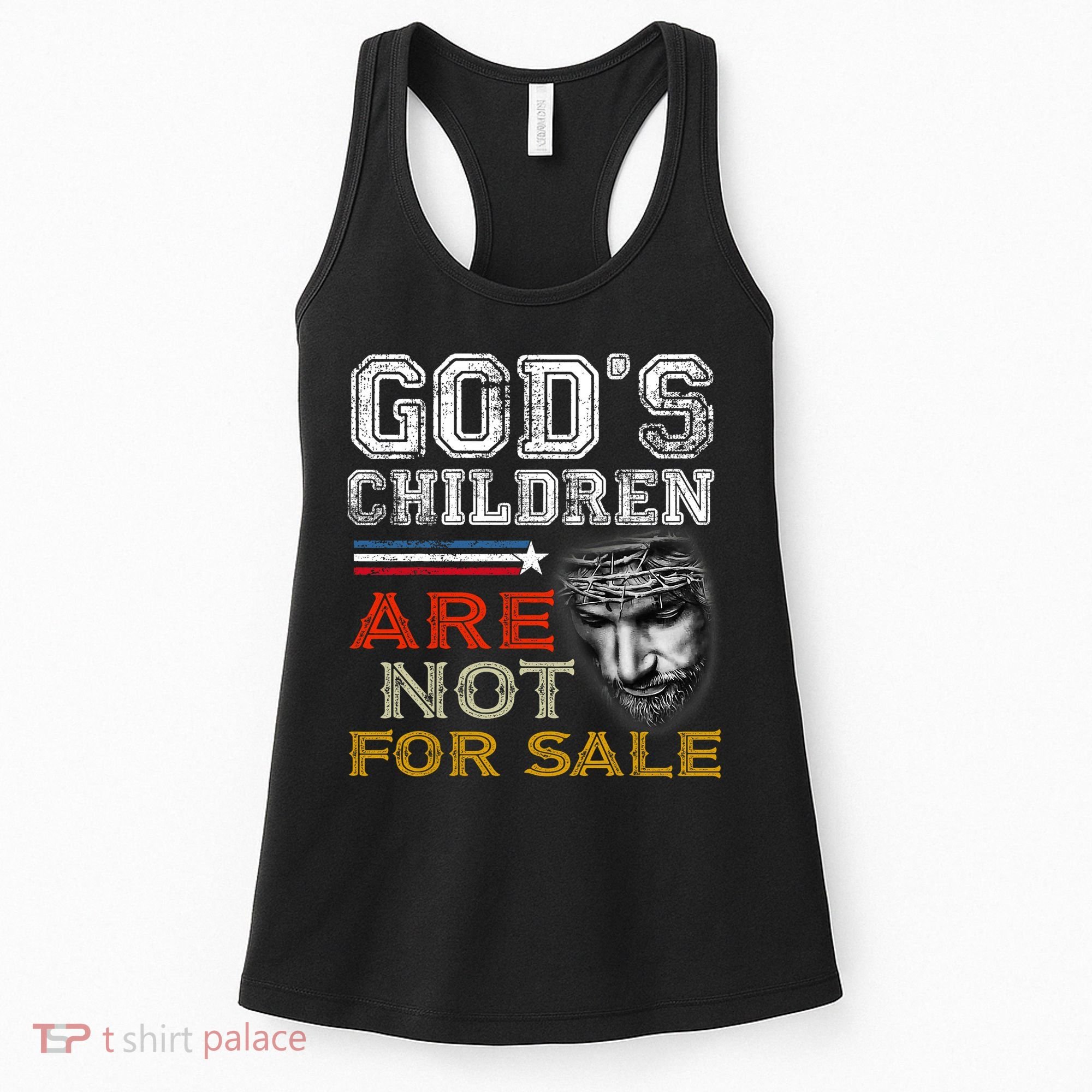 Gods Children Are Not For Sale: Embracing Sound Of Freedom Women's Tank Top