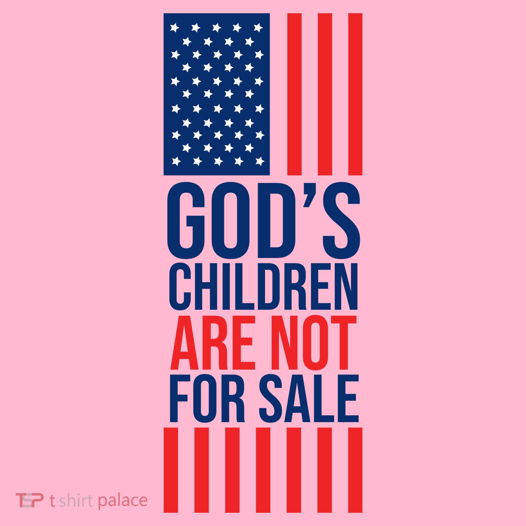 Gods Children Are Not For Sale USA Coaster