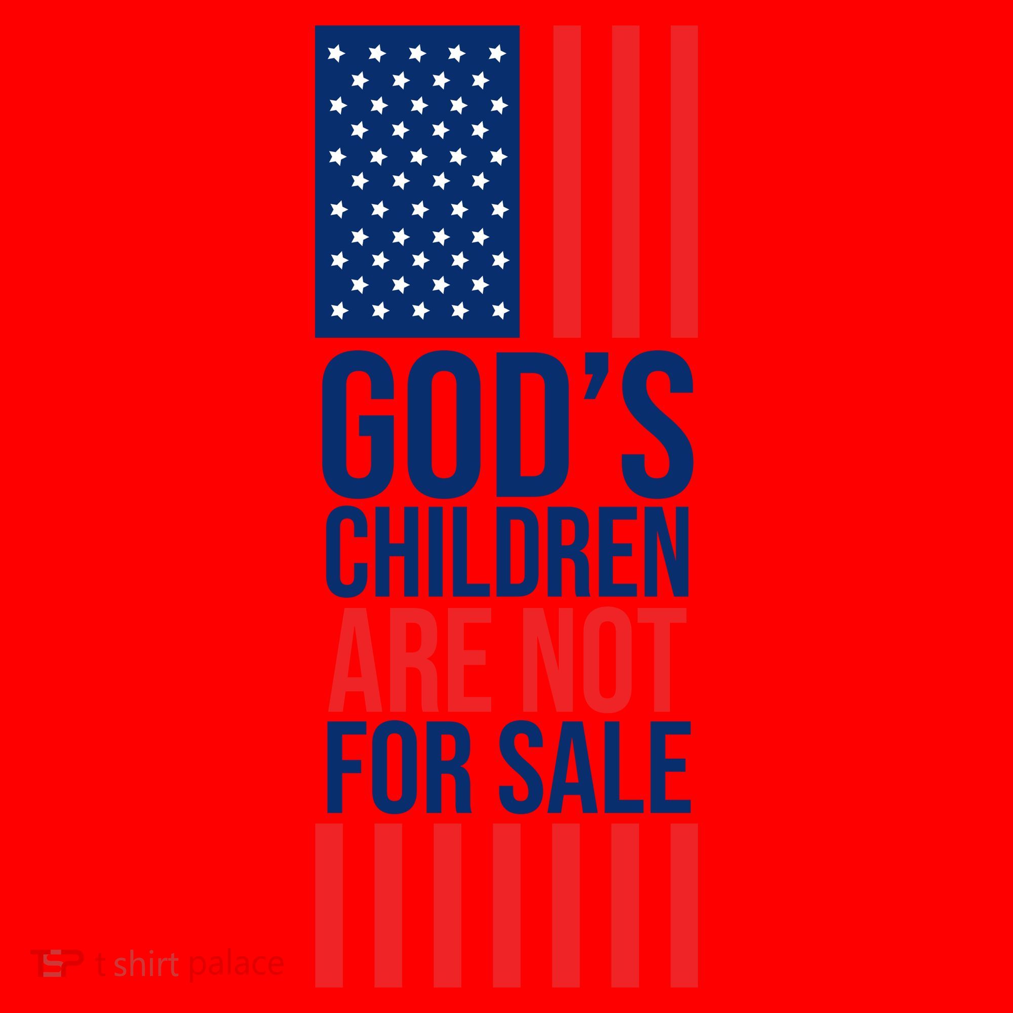 Gods Children Are Not For Sale USA Santa Hat