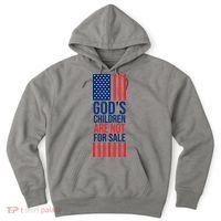 Gods Children Are Not For Sale USA Hoodie thumb 0