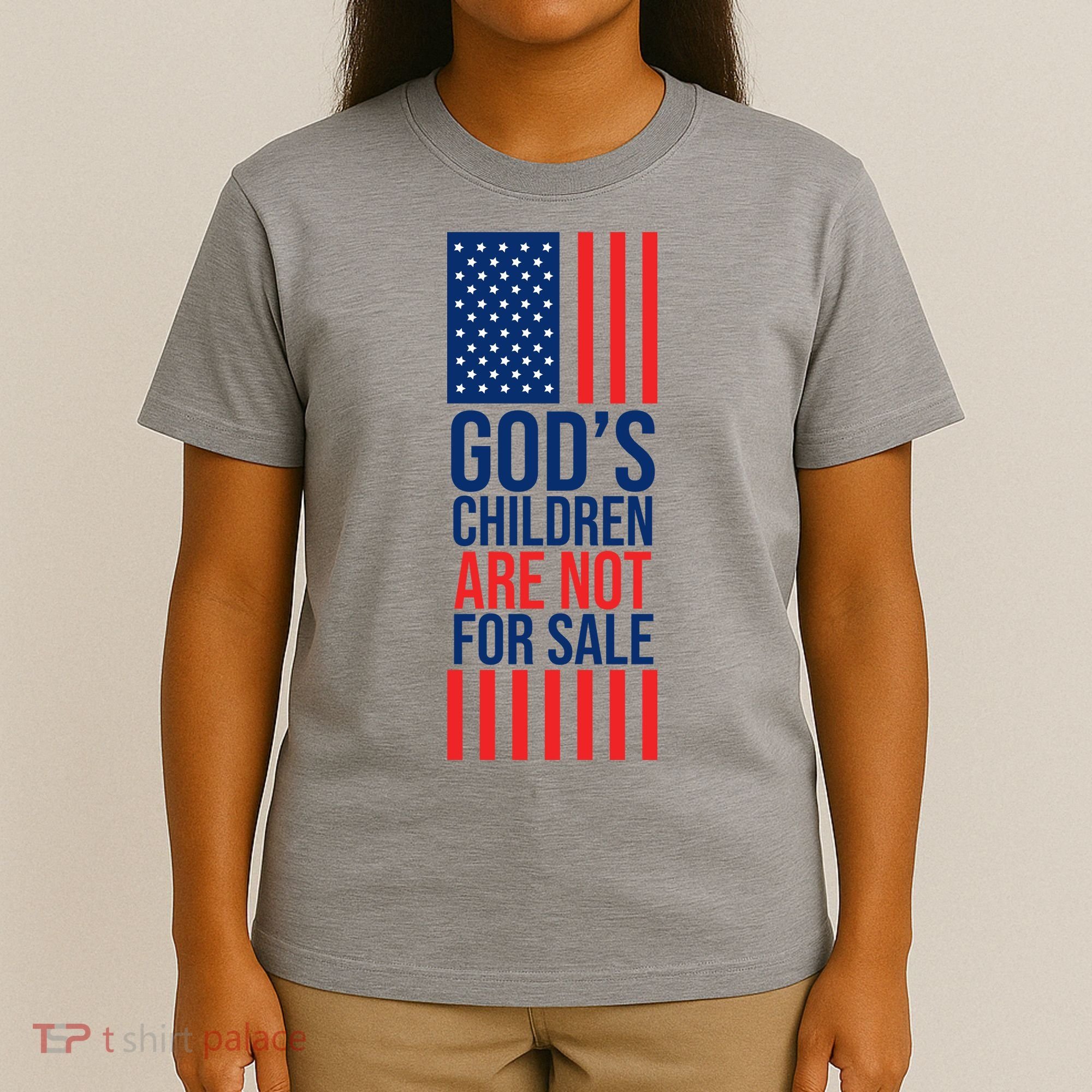 Gods Children Are Not For Sale USA T-Shirt