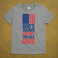 Gods Children Are Not For Sale USA T-Shirt thumb 5