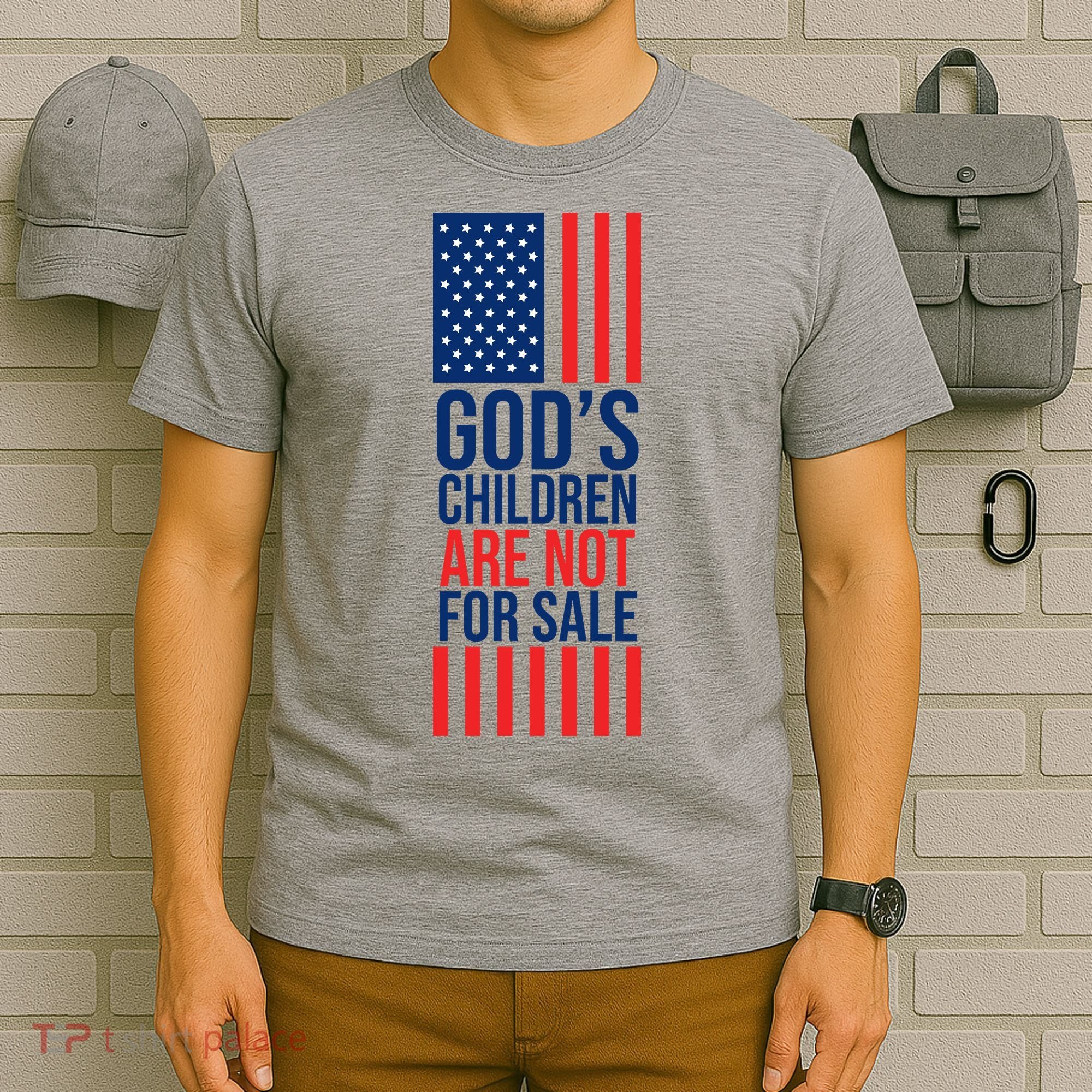Gods Children Are Not For Sale USA T-Shirt