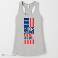 Gods Children Are Not For Sale USA Women's Tank Top thumb 0
