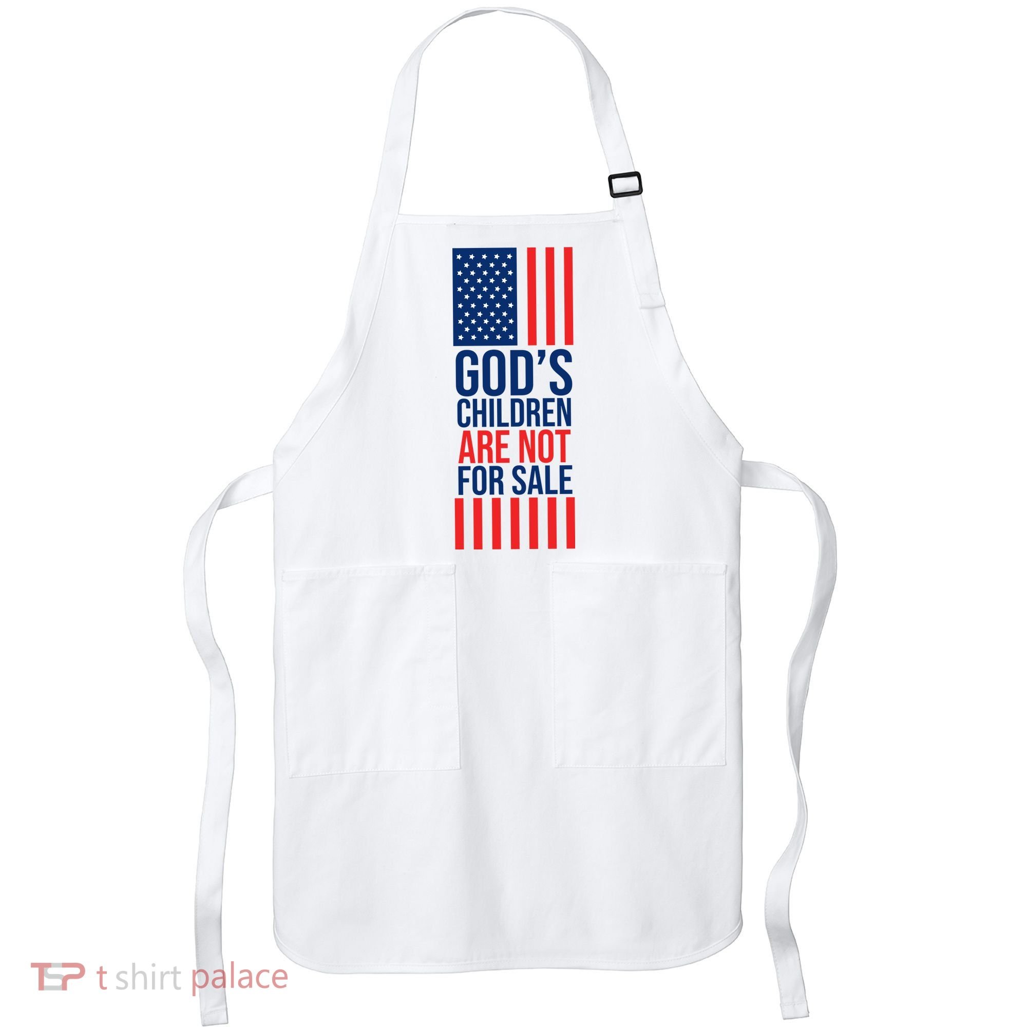 Gods Children Are Not For Sale USA Apron