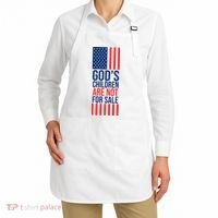 Gods Children Are Not For Sale USA Apron thumb 2