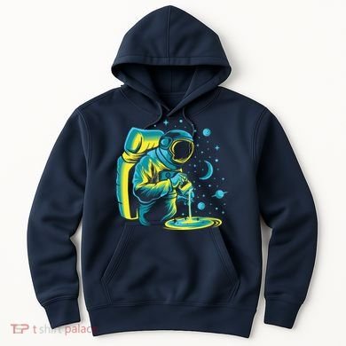 Galaxy Coffee Astronaut Pouring Coffee Hoodie