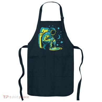 Galaxy Coffee Astronaut Pouring Coffee Apron
