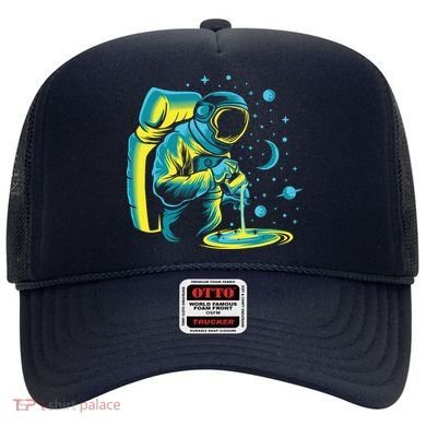 Galaxy Coffee Astronaut Pouring Coffee Hat