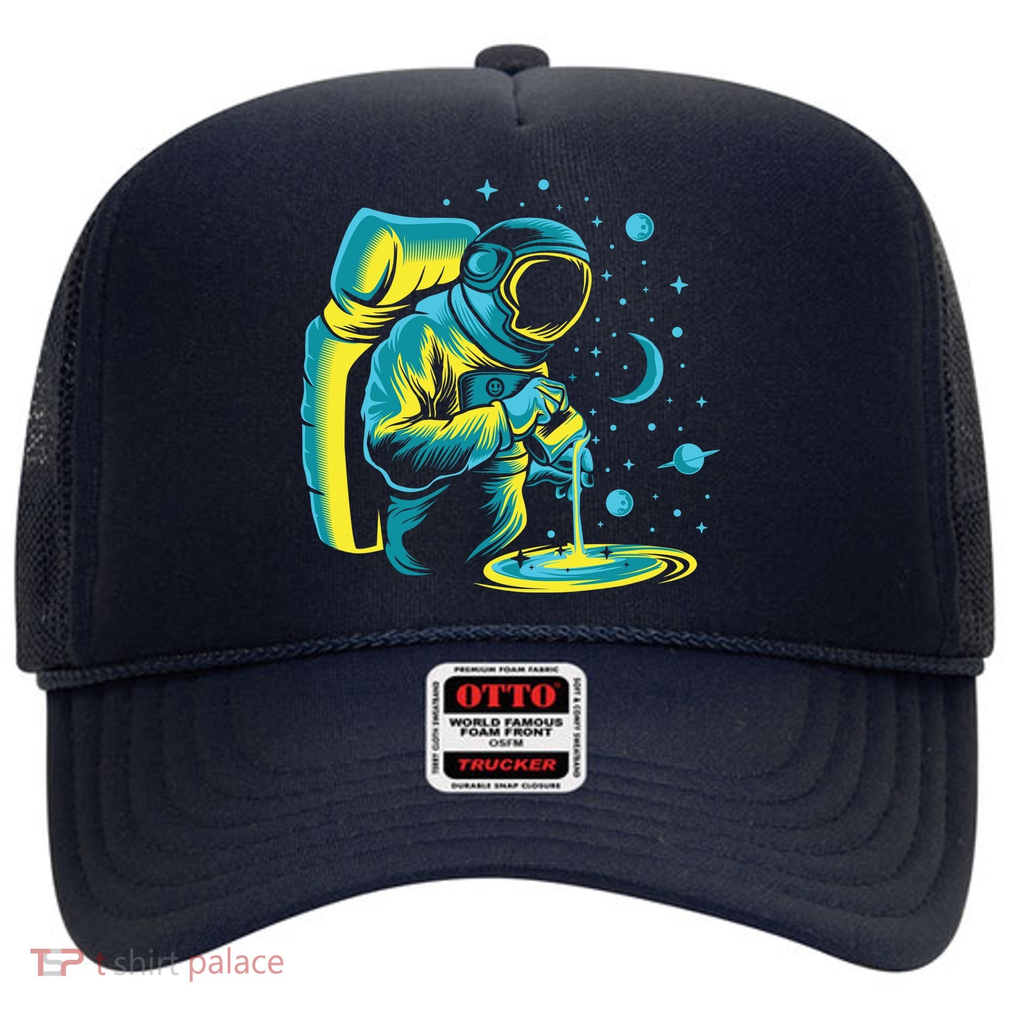 Galaxy Coffee Astronaut Pouring Coffee Hat