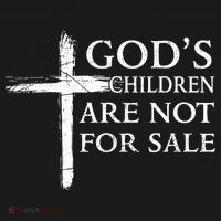 Gods Children Are Not For Sale Cross Christian Women's Hoodie thumb 2
