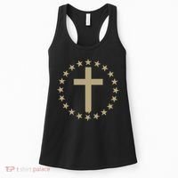 Gods Children Are Not For Sale Cross Christian (Double Side) Women's Tank Top thumb 0