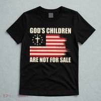 Gods Children Are Not For Sale Funny Christian Quote T-Shirt thumb 5