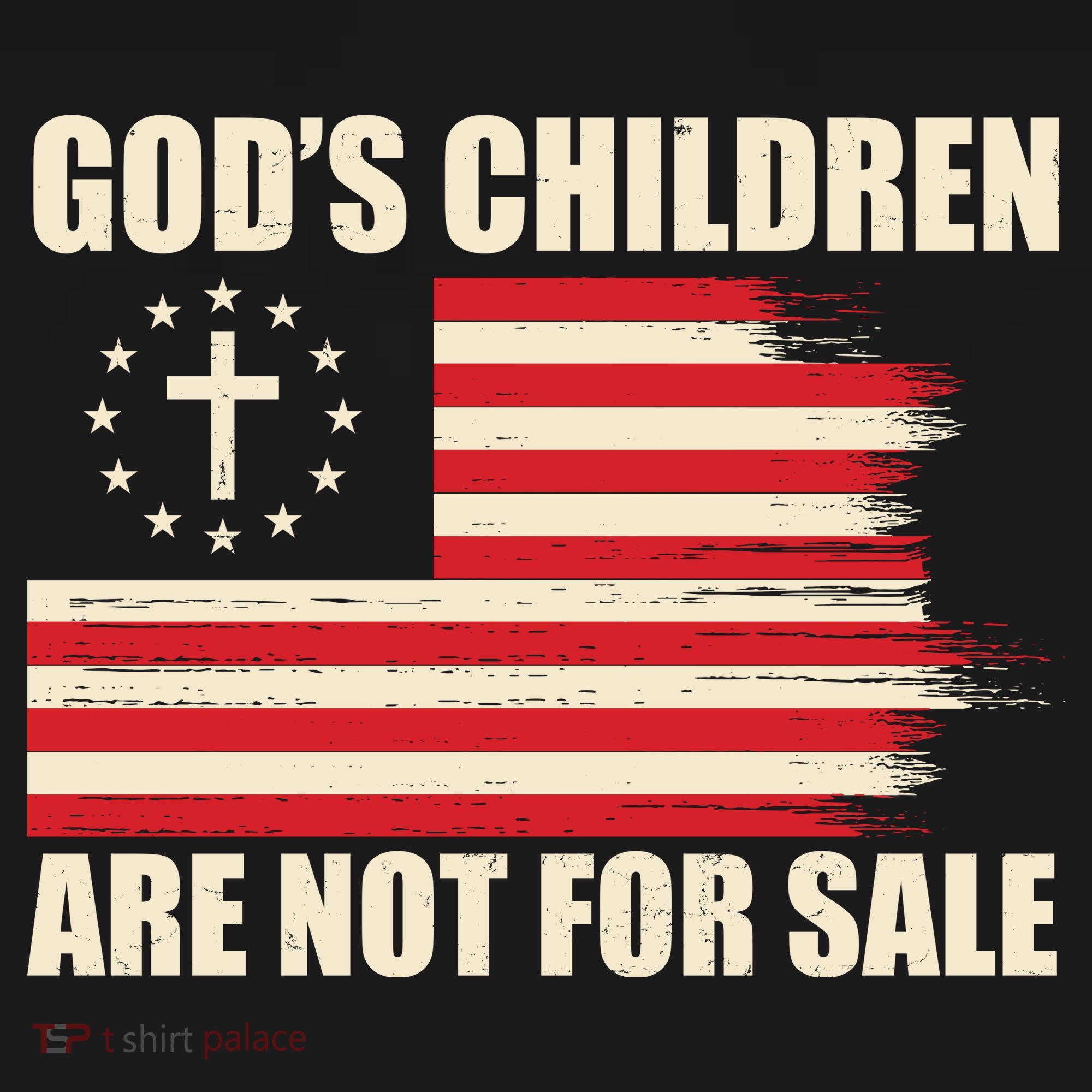 Gods Children Are Not For Sale Funny Christian Quote T-Shirt