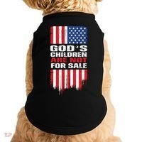 Gods Children Are Not For Sale American Flag Doggie Tank thumb 0