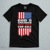 Gods Children Are Not For Sale American Flag T-Shirt thumb 5