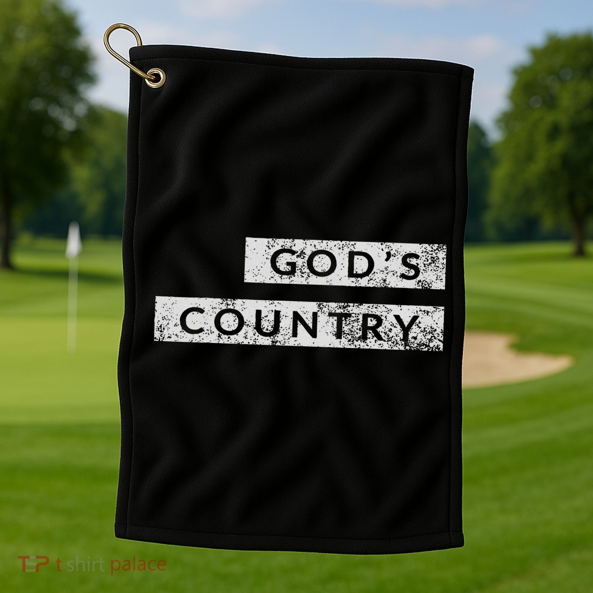 God's Country American Blake Concert Golf Towel