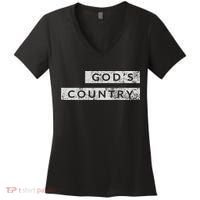 God's Country American Blake Concert Women's V-Neck T-Shirt thumb 0