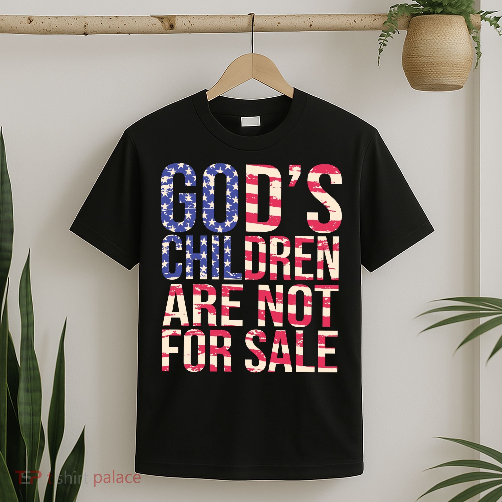 Gods Children Are Not For Sale USA Style T-Shirt