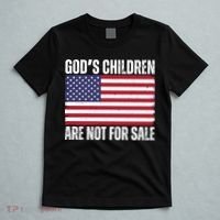 Gods Children Are Not For Sale Funny Political T-Shirt thumb 5