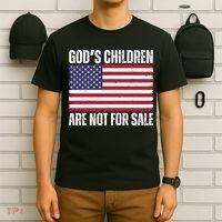 Gods Children Are Not For Sale Funny Political T-Shirt thumb 6
