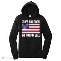 Gods Children Are Not For Sale Funny Political Women's Hoodie thumb 0