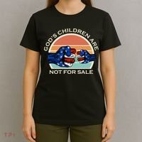 Gods Children Are Not For Sale Politcal USA T-Shirt thumb 4
