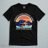 Gods Children Are Not For Sale Politcal USA T-Shirt thumb 5