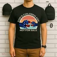 Gods Children Are Not For Sale Politcal USA T-Shirt thumb 6